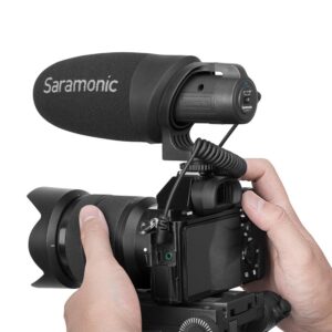 Microfone Shotgun para DSLR CamMic+ | Saramonic Portugal