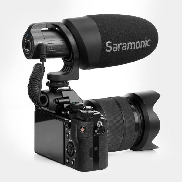 Microfone Shotgun para DSLR CamMic+ | Saramonic Portugal