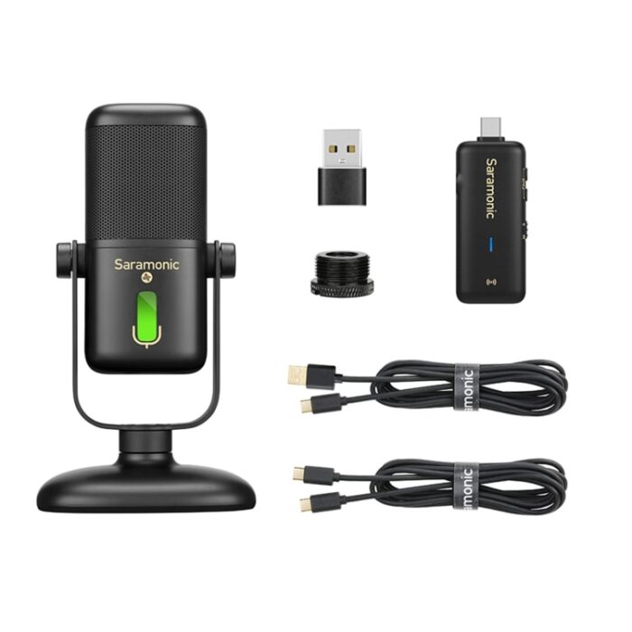 Microfone Condensador Wireless - 2.4GHz - Image 2