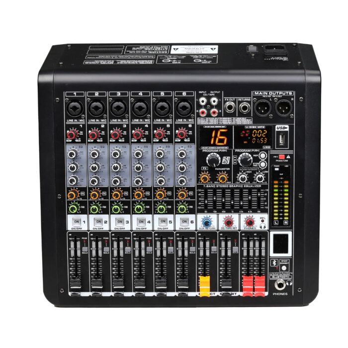 Mesa de Mistura com 8 Canais e DSP