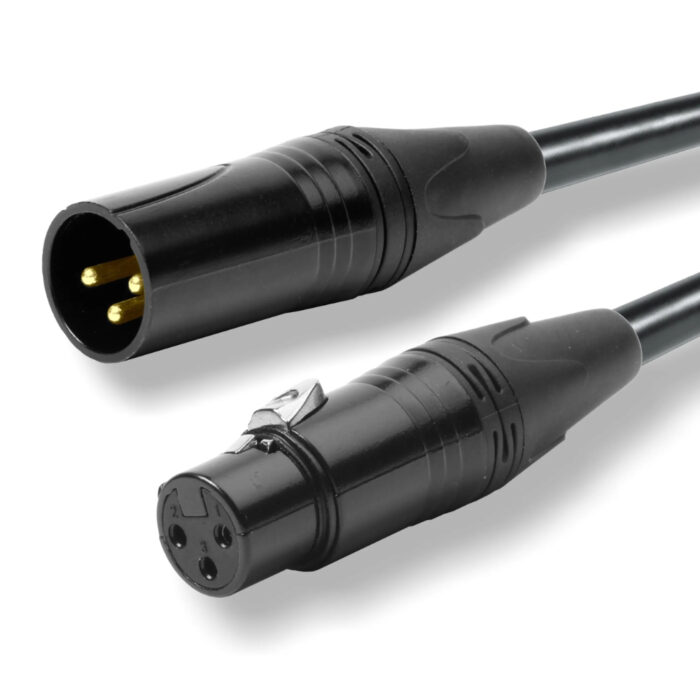 Cabo Profissional XLR Macho para XLR Fêmea – 15m