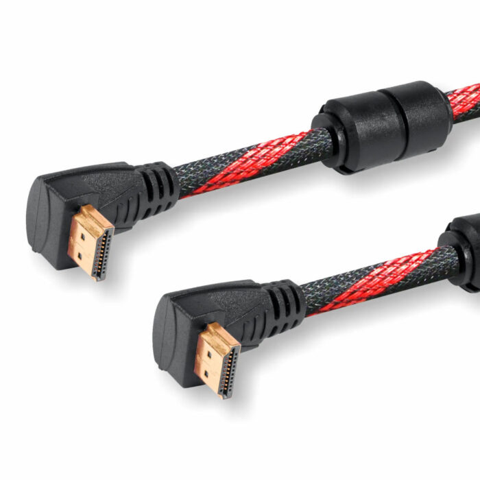 Cabo HDMI Macho / Macho 0,7m - Curva 90º