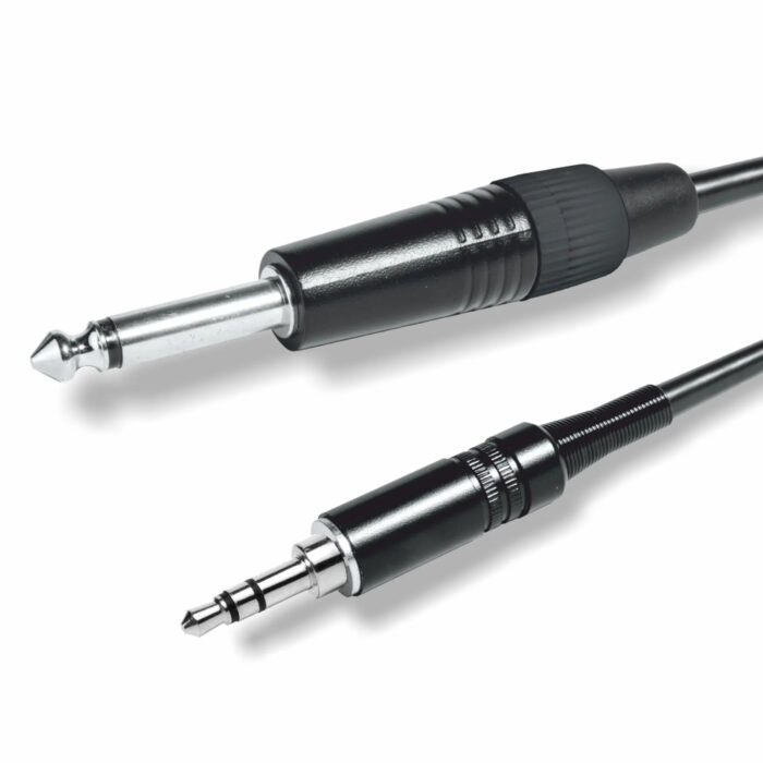 Cabo Jack 3,5mm Stereo para Jack 6,35mm Mono - 1,5m