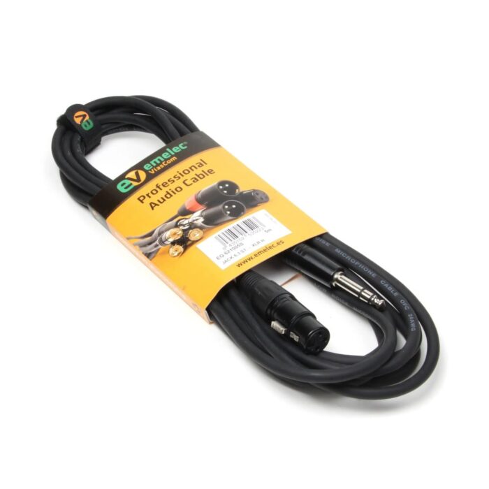 Cabo Profissional Jack 6,35 mm Stereo para XLR Fêmea – 3m - Image 3