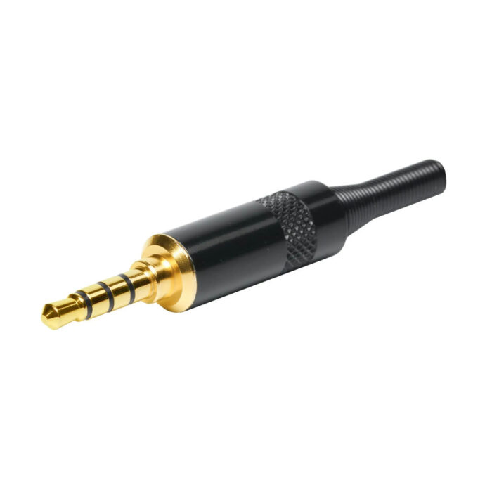 Ficha Jack 3,5 mm Macho 3 Anéis Ø 3,00 mm