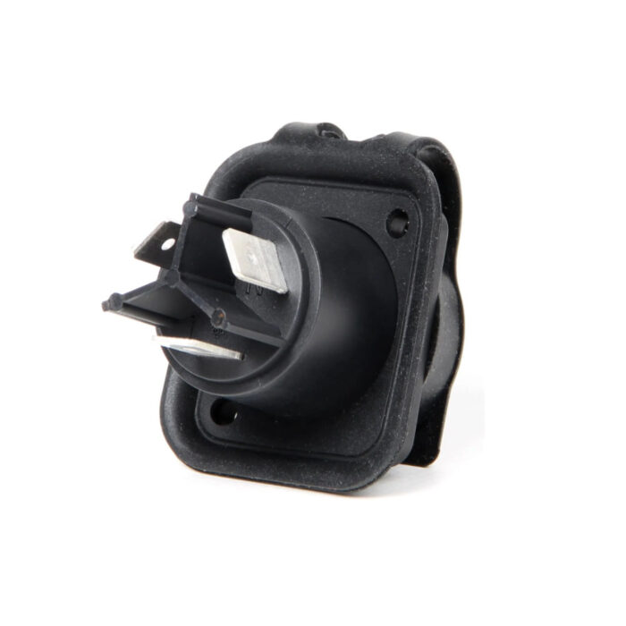 Ficha Power True Macho Preto IP65 Chassi - Image 3