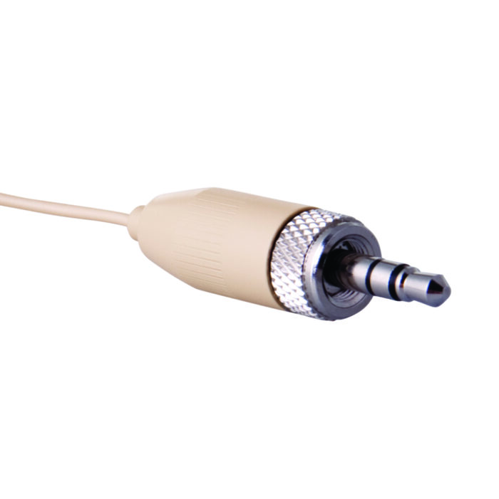 Cabo 3,5 Macho Stereo com Rosca - Creme