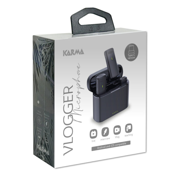 Microfones de Lapela sem Fios USB-C para Vlog - Image 2