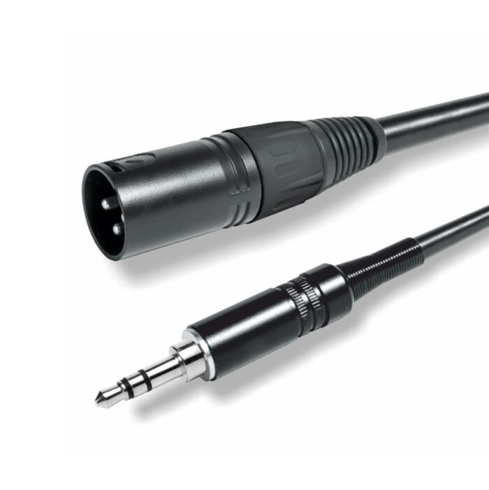 Cabo Jack 3,5mm Stereo / XLR Macho - 3m