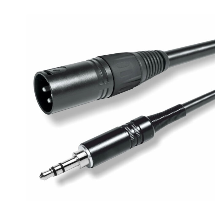 Cabo Jack 3,5mm Stereo / XLR Macho - 2m