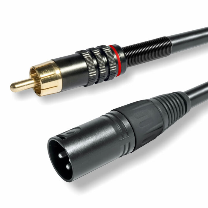 Cabo Profissional RCA Macho para XLR Macho | Série EQ6327 - 0,5m