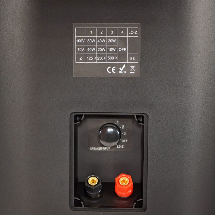 Coluna 100V 8" 80W IP66 CLIMATE IP9 BLACK - Image 3