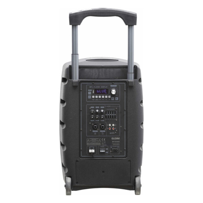 Coluna Portátil 15" 300W USB/MP3/BT + 2 Microfone UHF - Image 3