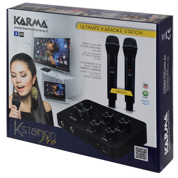 Estação de KARAOKE c/ Microfones UHF + Bluetooth - Image 3
