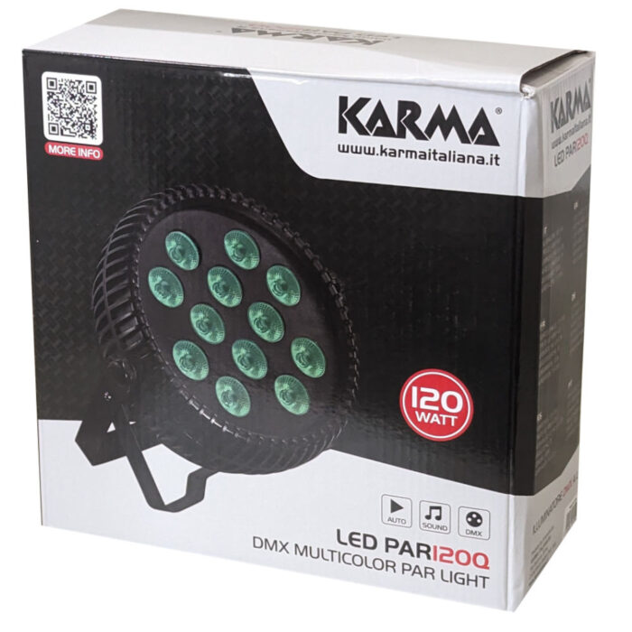 Projector Efeitos LED PAR 120W RGBW DMX - Image 3