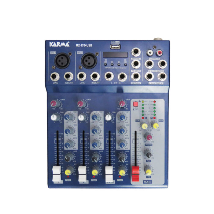 Mesa Mistura 4 Canais com USB/MP3
