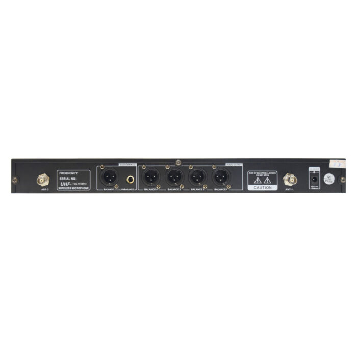 Microfone Mesa + Mão s/ Fios (2+2 unid) + Receptor UHF - Image 2