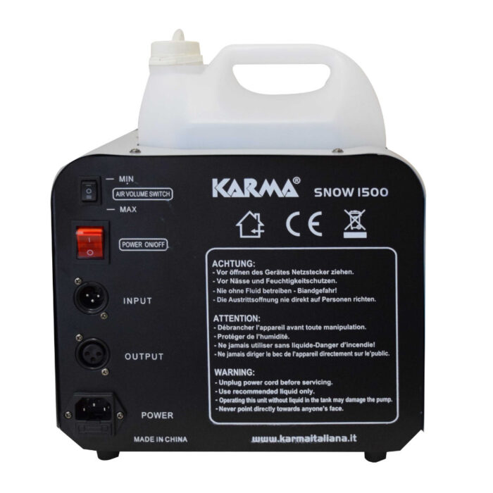 Máquina de Neve 1500W c/ Comando (Cabo + RF) - Image 2