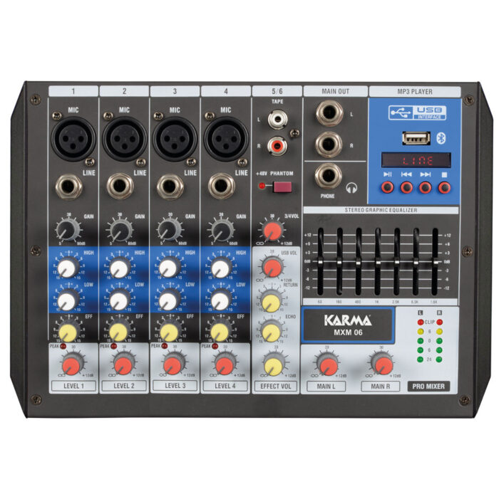 Mesa Mistura 6 Canais com USB e Bluetooth - Image 3