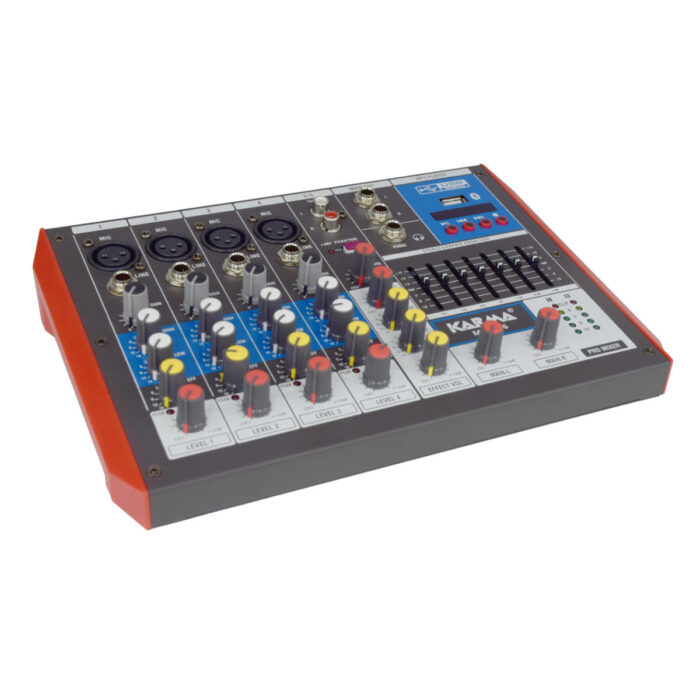 Mesa Mistura 6 Canais com USB e Bluetooth
