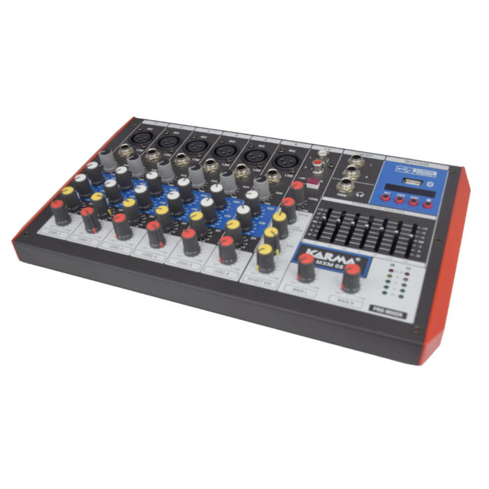 Mesa Mistura 8 Canais com USB e Bluetooth
