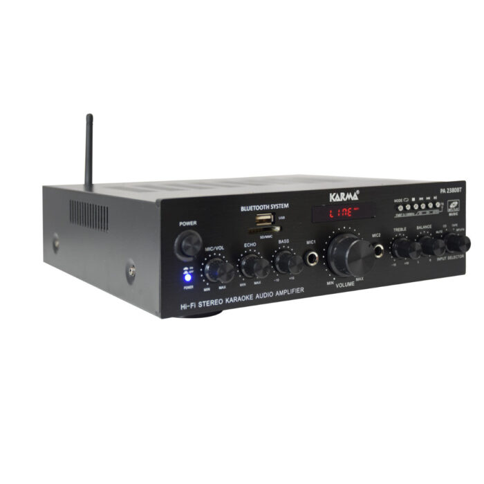 Amplificador Audio Karaoke 2x50W com Display - Image 2