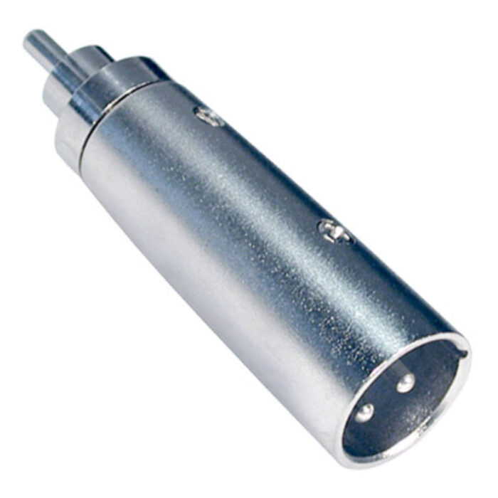 Adaptador XLR Macho / RCA Macho