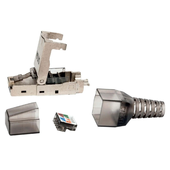 Ficha 8V/8C RJ49 p/ Cabo FTP CAT7A - Image 2