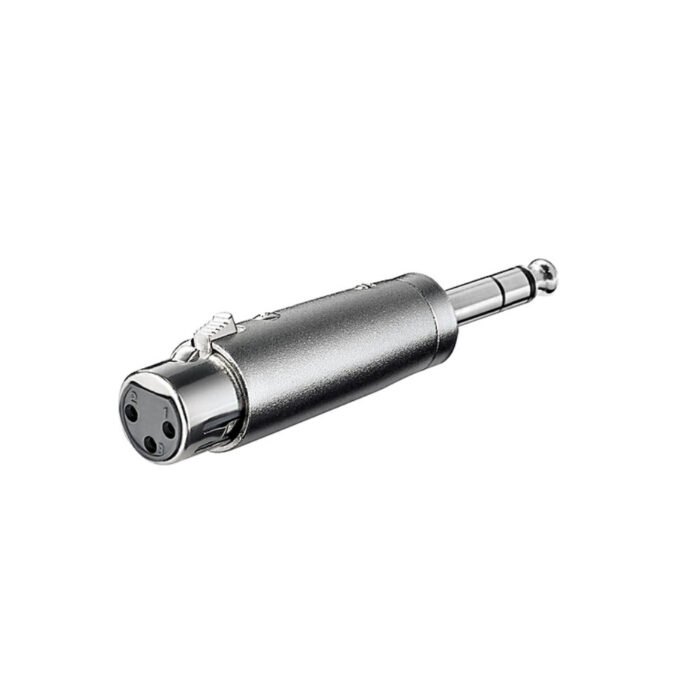 Adaptador 6,35 Macho ST / XLR Fêmea