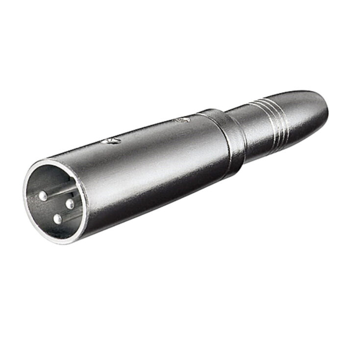 Adaptador XLR Macho / 6,35 Fêmea Mono