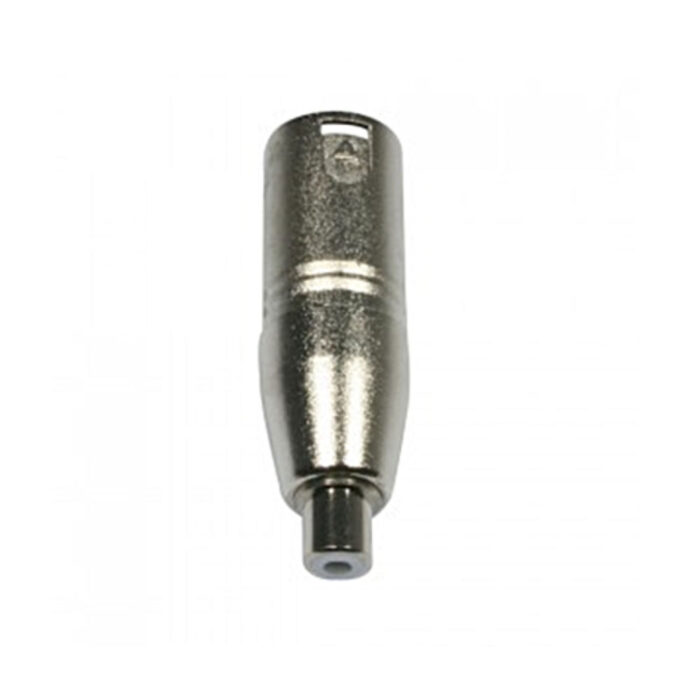 Adaptador XLR Macho / RCA Fêmea