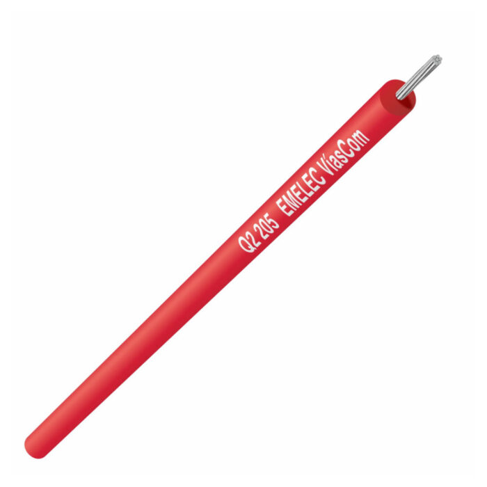 Cabo Teste 1x0,50mm² Vermelho 100mt