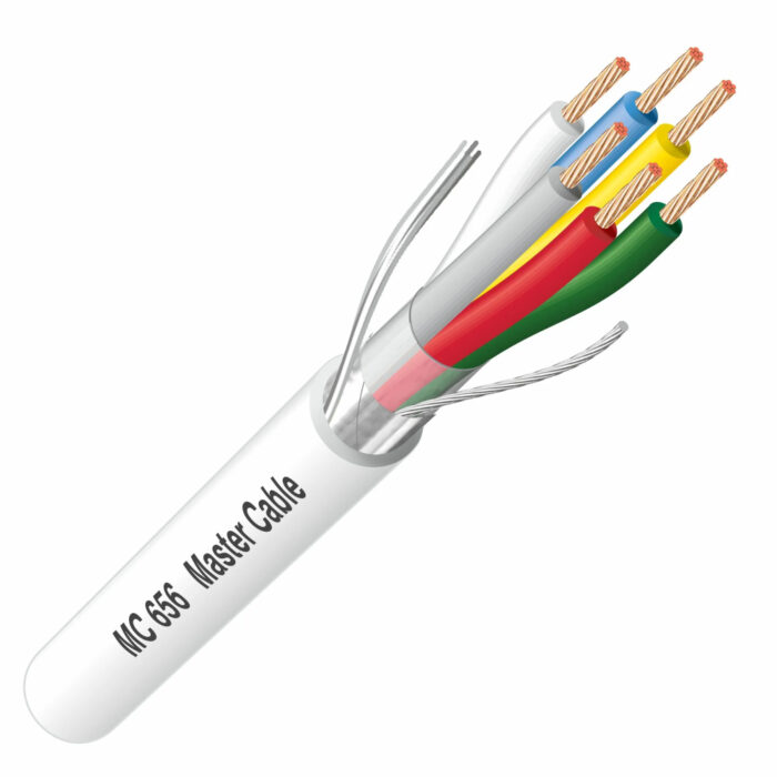 Cabo Intercomunicador Trançado Blindado 6x 0,50mm²