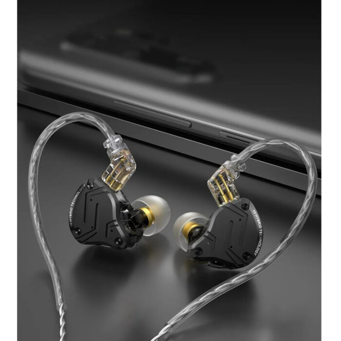 Auriculares de Monitorização Profissional KZ ZSN PROX Black - Image 4