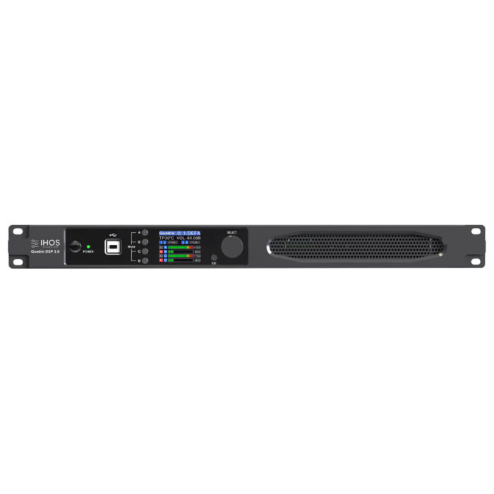 Amplificador Audio Digital 4x 300W 8ohm Quadro DSP 2.0