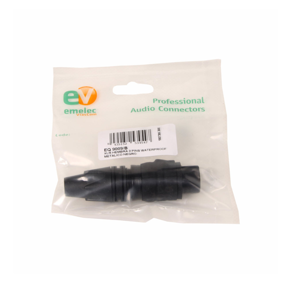 Ficha XLR Fêmea Preta - Image 4